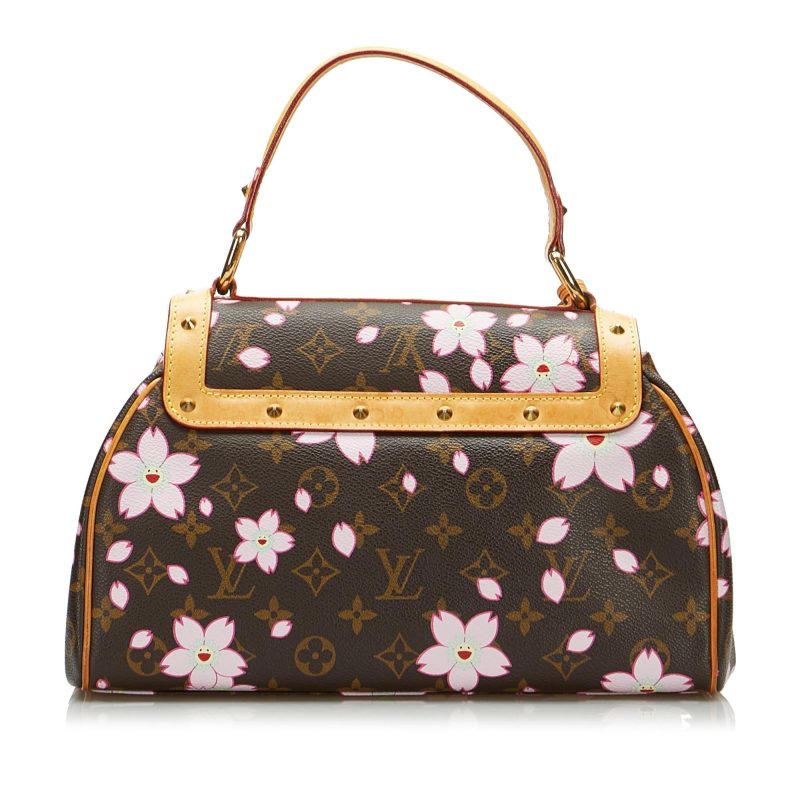 Louis Vuitton Monogram Cherry Blossom Sac Retro Takashi Murakami (SHG-CSyakF) - Image 2