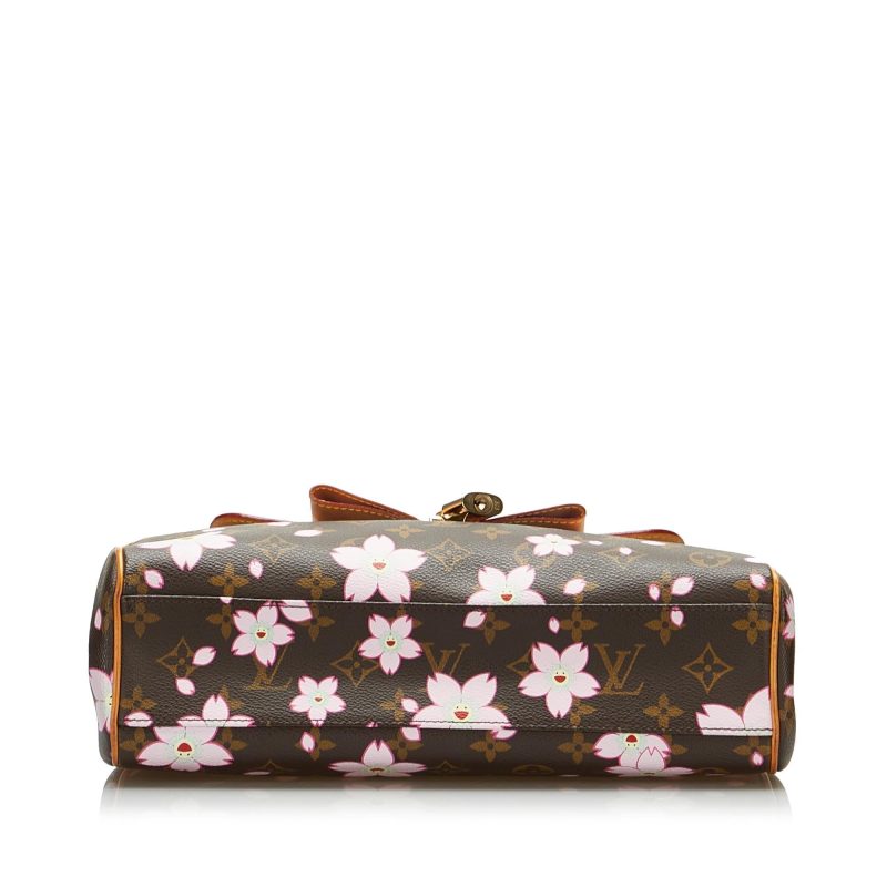 Louis Vuitton Monogram Cherry Blossom Sac Retro Takashi Murakami (SHG-CSyakF) - Image 3