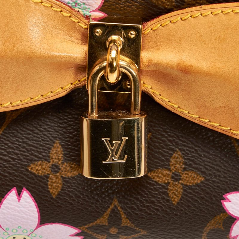 Louis Vuitton Monogram Cherry Blossom Sac Retro Takashi Murakami (SHG-CSyakF) - Image 9