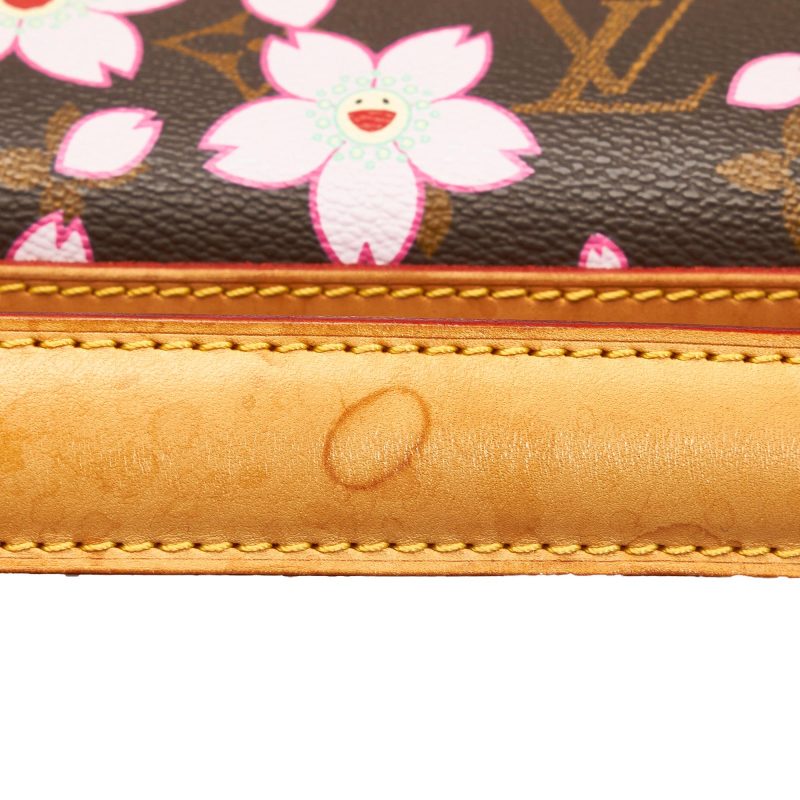 Louis Vuitton Monogram Cherry Blossom Sac Retro Takashi Murakami (SHG-CSyakF) - Image 10