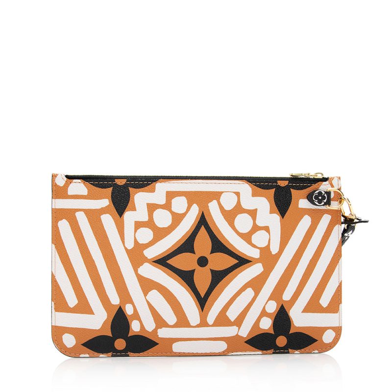 Louis Vuitton Limited Edition Monogram Canvas Crafty Neverfull MM Pochette (SHF-20605) - Image 2