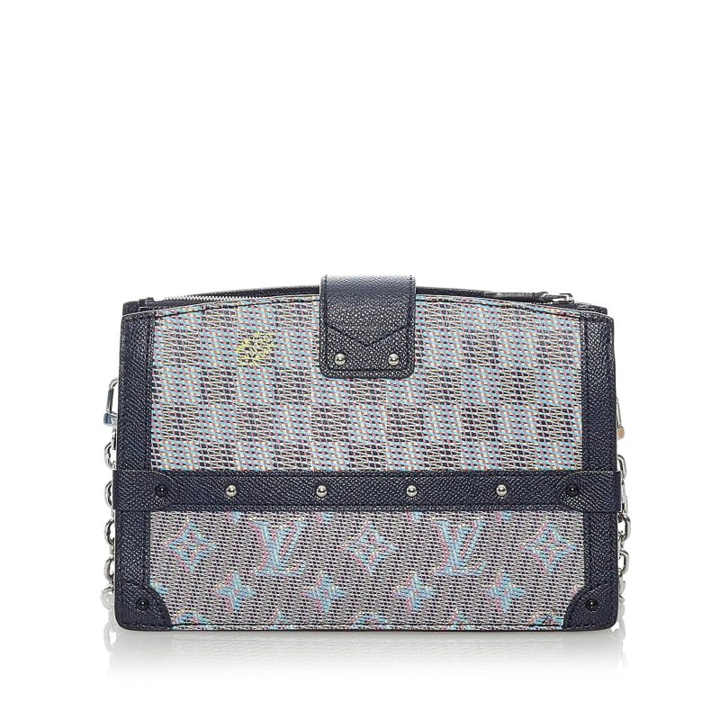 Louis Vuitton Monogram Damier Pop Trunk Clutch (SHG-Mp4tRj) - Image 2