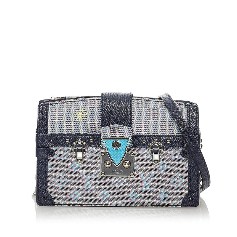 Louis Vuitton Monogram Damier Pop Trunk Clutch (SHG-Mp4tRj) - Image 10