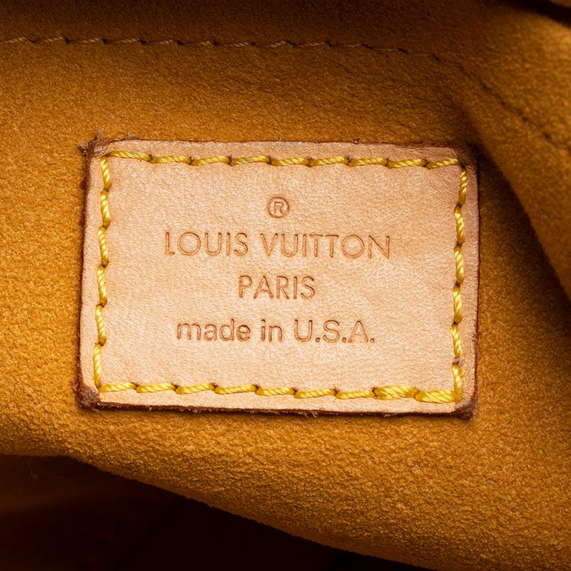 Louis Vuitton Monogram Denim Baggy GM Shoulder Bag (SHF-18206) - Image 7