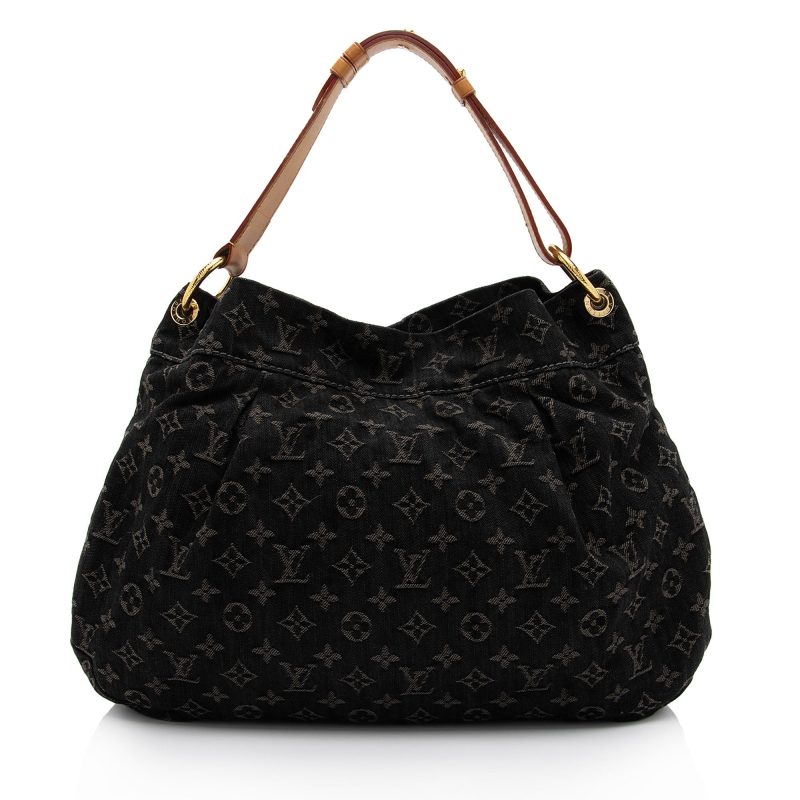 Louis Vuitton Monogram Denim Daily PM Hobo (SHF-6YXLAz) - Image 2