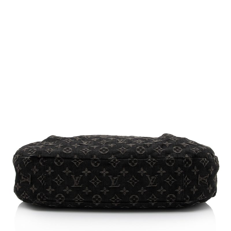 Louis Vuitton Monogram Denim Daily PM Hobo (SHF-6YXLAz) - Image 3