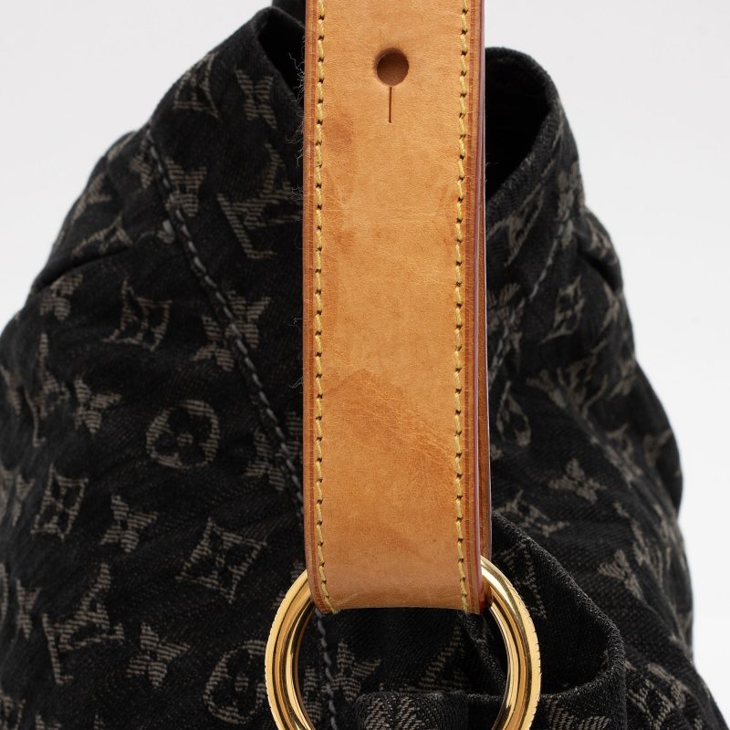 Louis Vuitton Monogram Denim Daily PM Hobo (SHF-6YXLAz) - Image 8