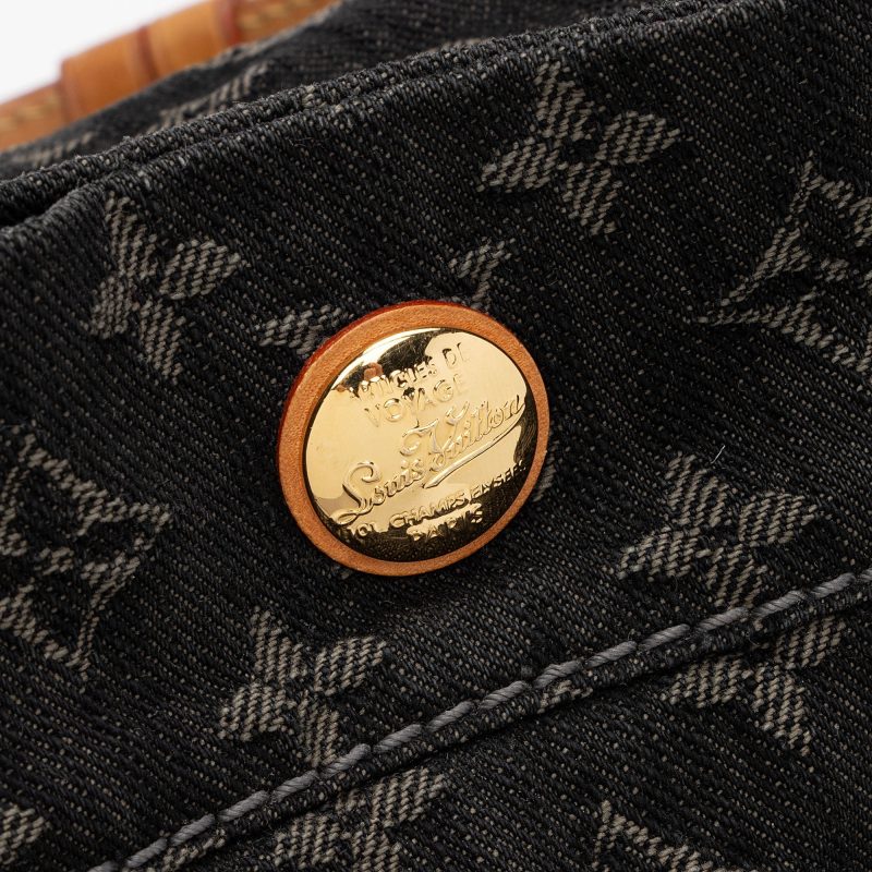 Louis Vuitton Monogram Denim Daily PM Hobo (SHF-6YXLAz) - Image 9