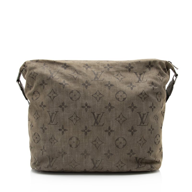 Louis Vuitton Monogram Denim Impression Besace GM Messenger Bag (SHF-23675) - Image 2