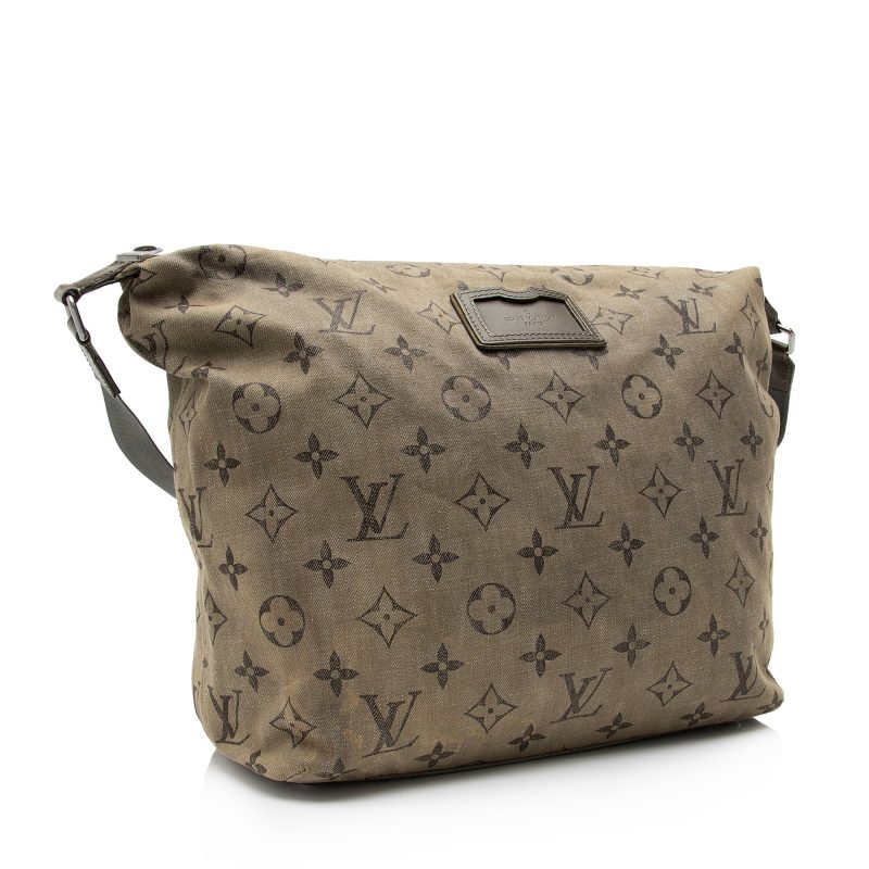 Louis Vuitton Monogram Denim Impression Besace GM Messenger Bag (SHF-23675)