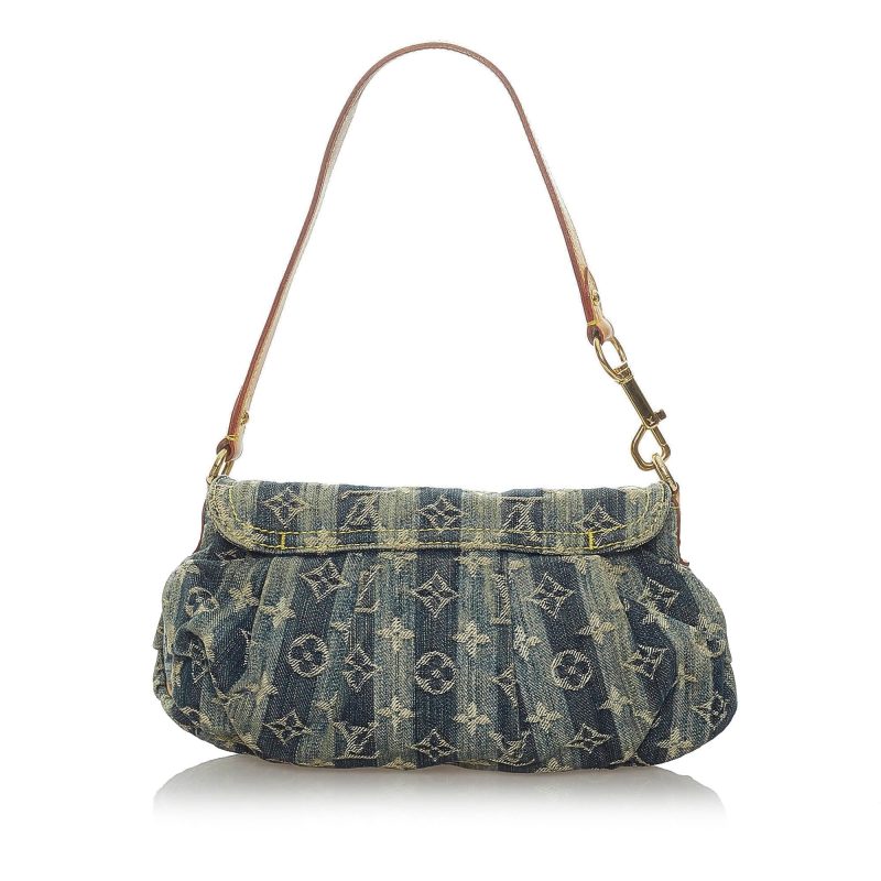 Louis Vuitton Monogram Denim Mini Pleaty Raye (SHG-35705) - Image 2