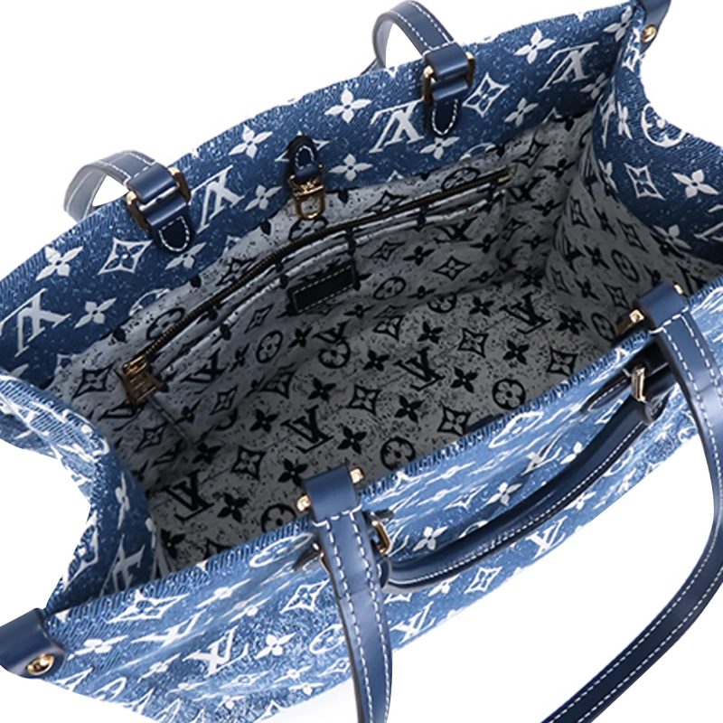 Louis Vuitton Monogram Denim Onthego MM (SHG-zqLHQZ) - Image 3