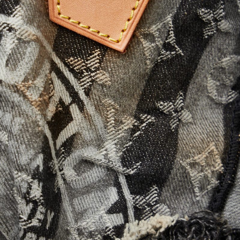 Louis Vuitton Monogram Denim Patchwork Speedy 30 (SHG-HhLIYd) - Image 8