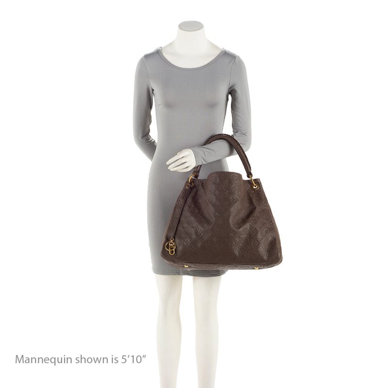 Louis Vuitton Monogram Empreinte Artsy MM Shoulder Bag (SHF-20753) - Image 4