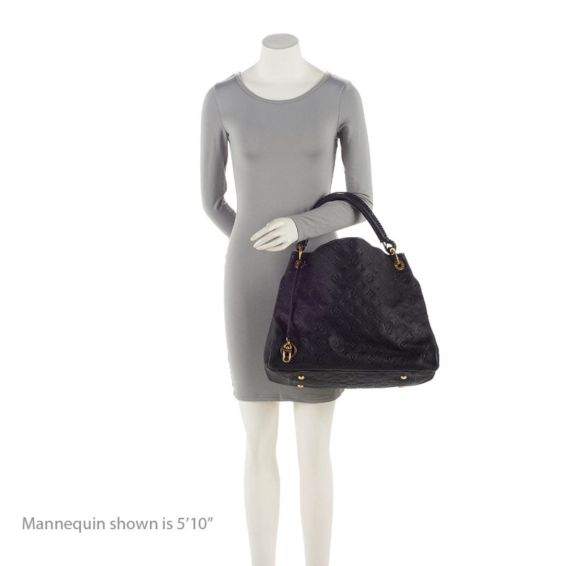 Louis Vuitton Monogram Empreinte Artsy MM Shoulder Bag (SHF-22025) - Image 4