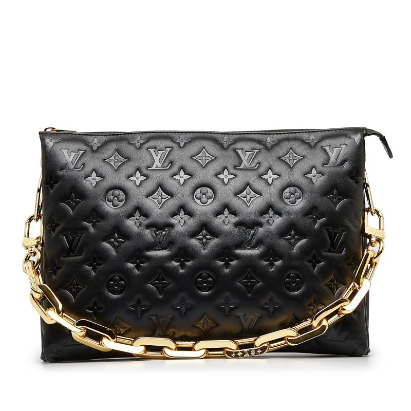Louis Vuitton Monogram Empreinte Coussin MM (SHG-2iKyjG) - Image 9