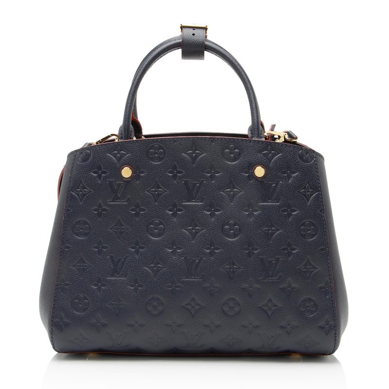 Louis Vuitton Monogram Empreinte Montaigne MM Satchel (SHF-23309) - Image 2