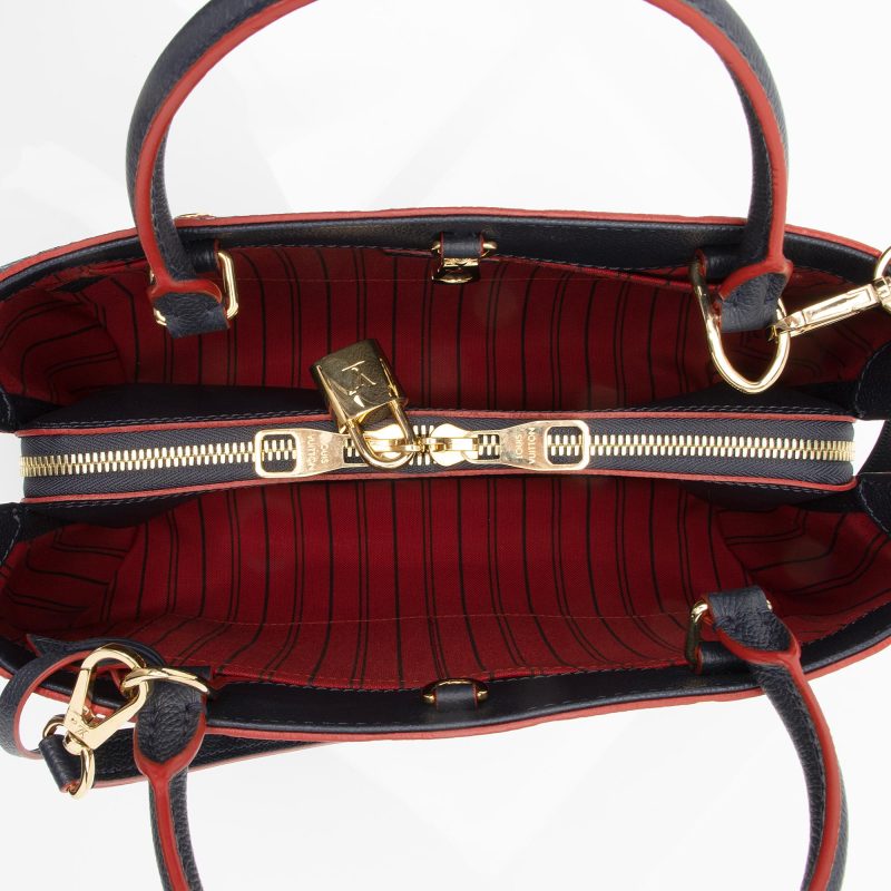 Louis Vuitton Monogram Empreinte Montaigne MM Satchel (SHF-23309) - Image 6