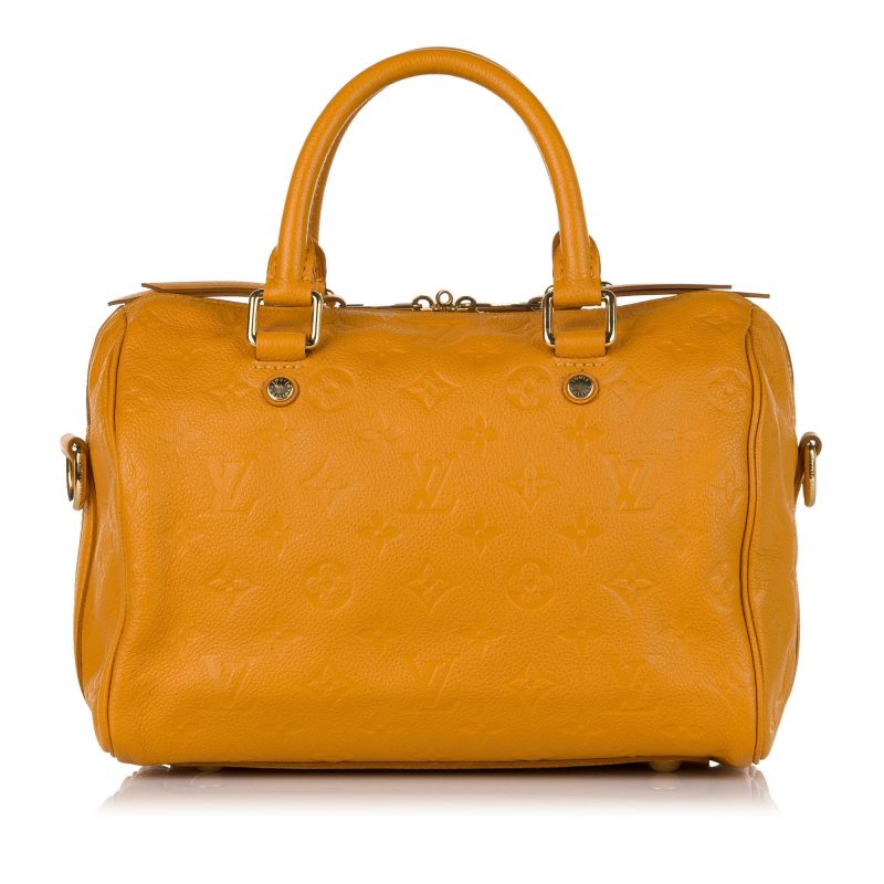 Louis Vuitton Monogram Empreinte Speedy Bandouliere 25 (SHG-36895) - Image 9