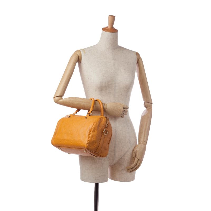 Louis Vuitton Monogram Empreinte Speedy Bandouliere 25 (SHG-36895) - Image 4