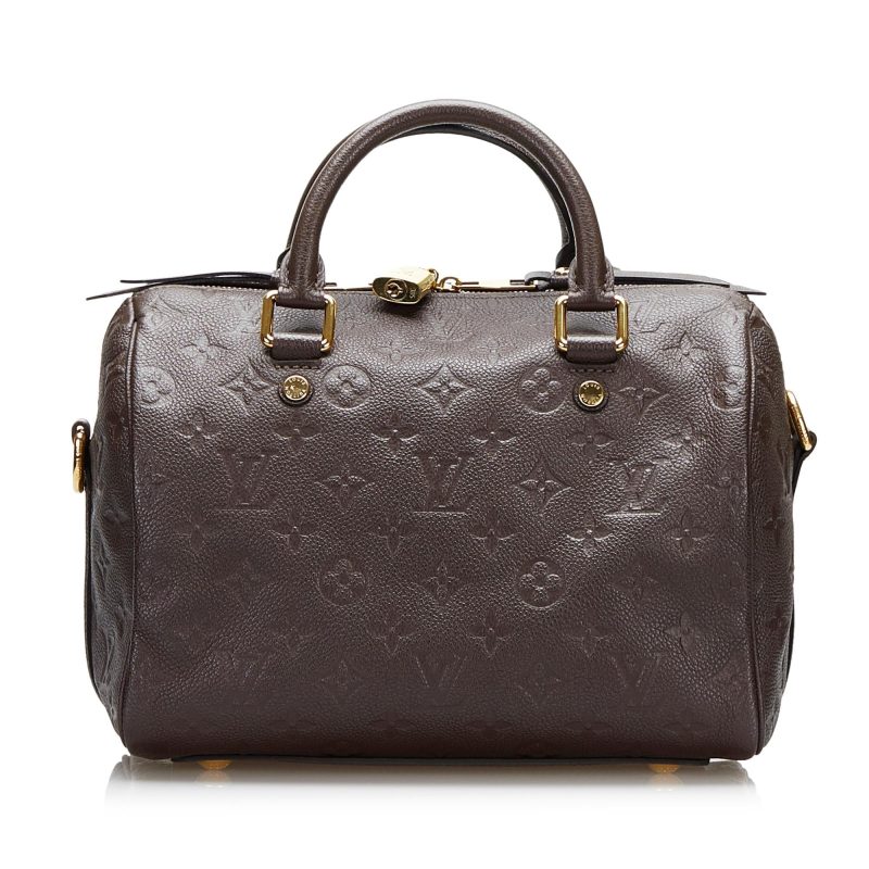 Louis Vuitton Monogram Empreinte Speedy Bandouliere 25 (SHG-5xN2SW) - Image 2