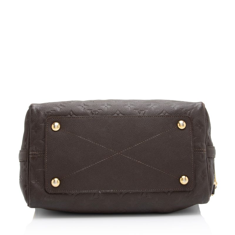 Louis Vuitton Monogram Empreinte Speedy Bandouliere 30 Satchel (SHF-23588) - Image 3