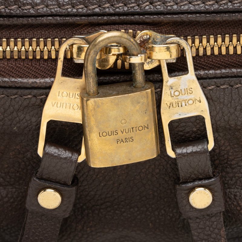 Louis Vuitton Monogram Empreinte Speedy Bandouliere 30 Satchel (SHF-23588) - Image 8