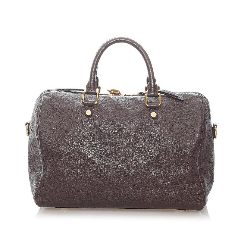 Louis Vuitton Monogram Empreinte Speedy Bandouliere 30 (SHG-34628) - Image 2