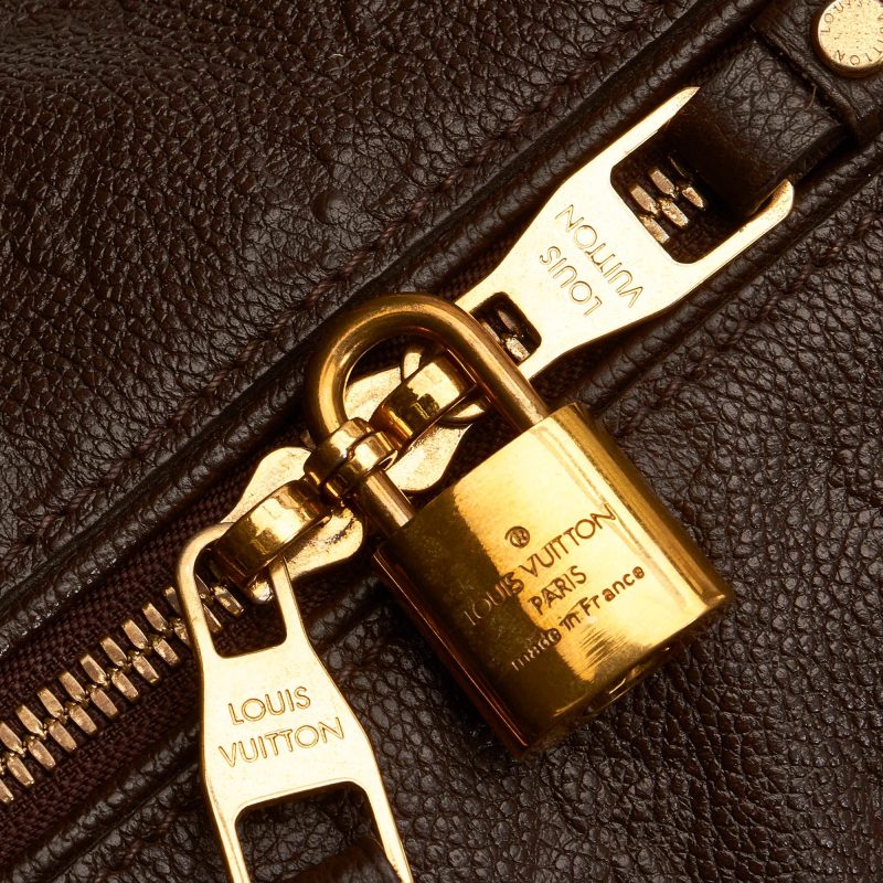 Louis Vuitton Monogram Empreinte Speedy Bandouliere 30 (SHG-34628) - Image 9