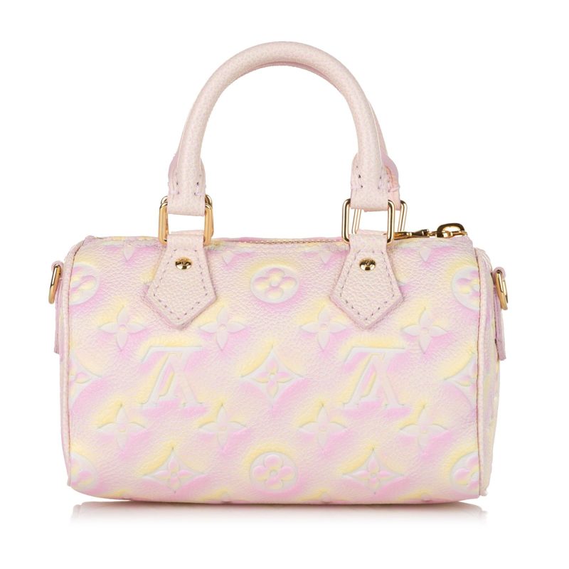 Louis Vuitton Monogram Empreinte Summer Stardust Nano Speedy (SHG-ypz2SU) - Image 2