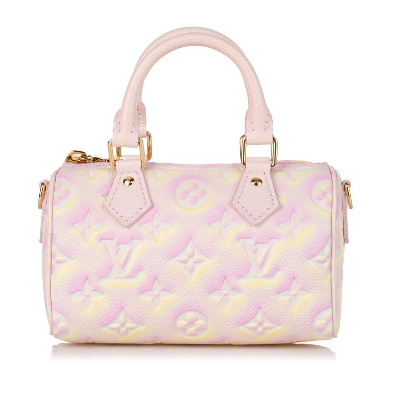 Louis Vuitton Monogram Empreinte Summer Stardust Nano Speedy (SHG-ypz2SU) - Image 7