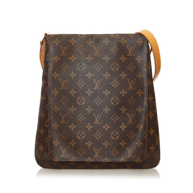 Louis Vuitton Monogram GM Musette Salsa Long Strap (SHG-35573) - Image 8