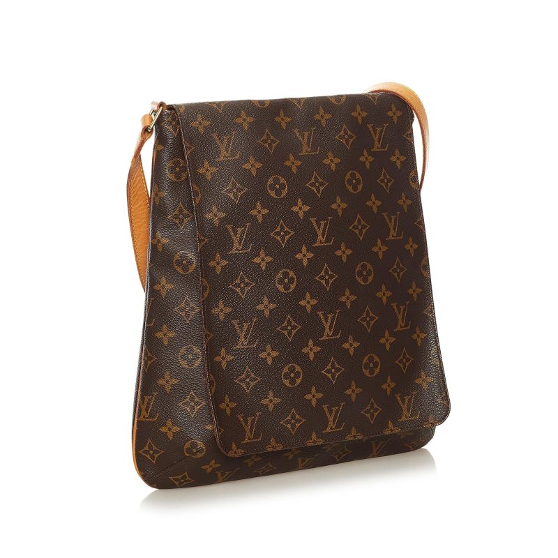 Louis Vuitton Monogram GM Musette Salsa Long Strap (SHG-35573)