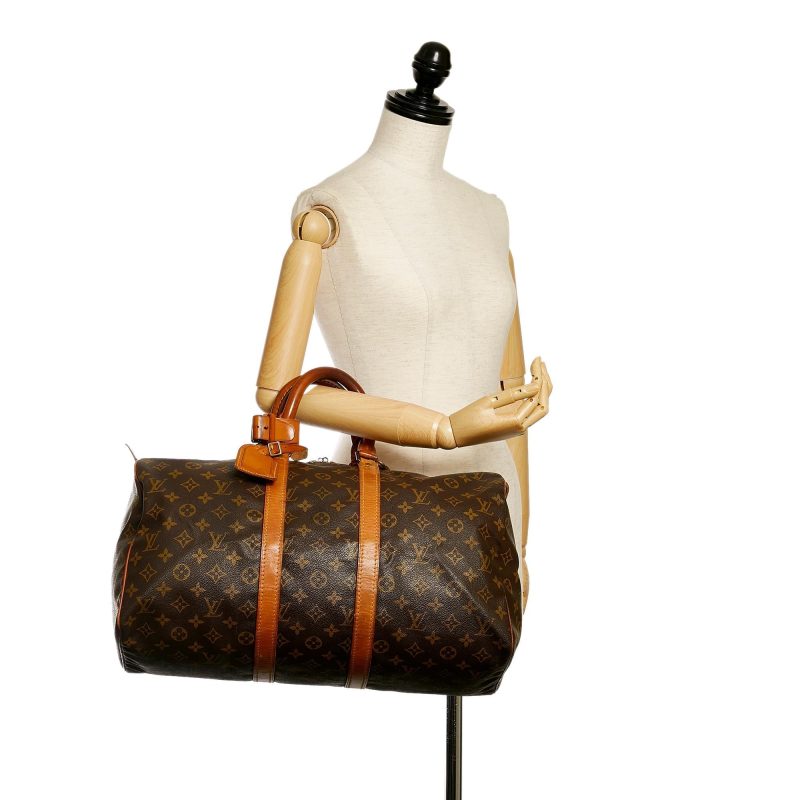 Louis Vuitton Monogram Keepall 45 (SHG-34130) - Image 4