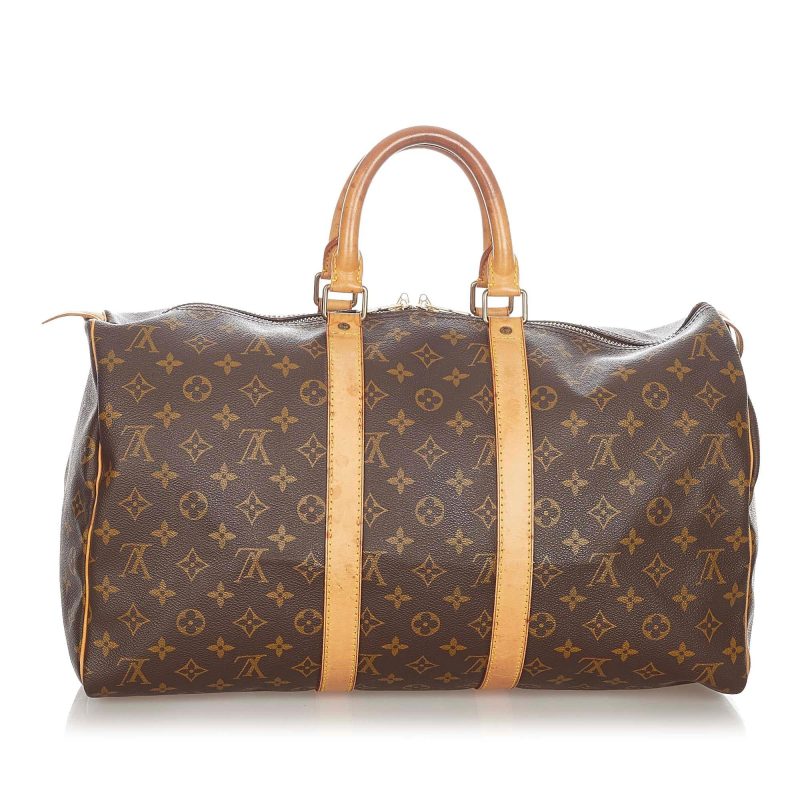 Louis Vuitton Monogram Keepall 45 (SHG-36350) - Image 2
