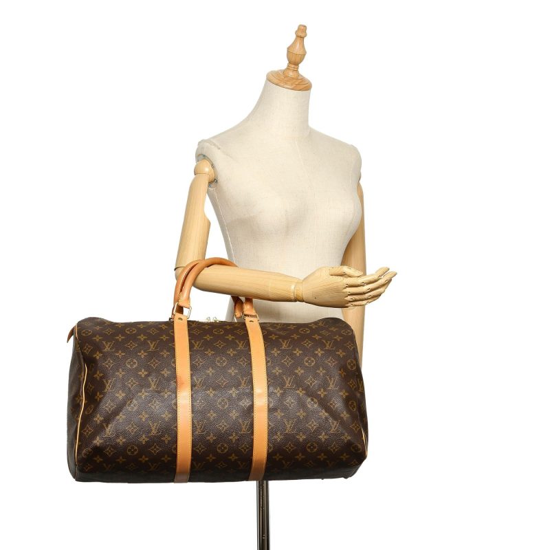 Louis Vuitton Monogram Keepall 50 (SHG-22727) - Image 4