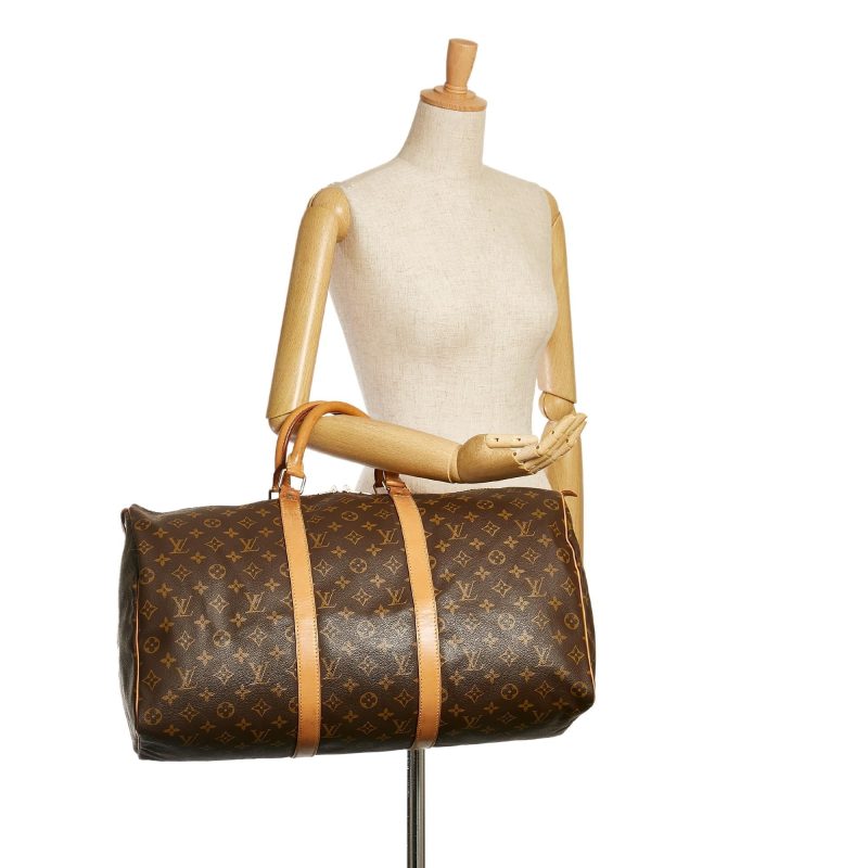 Louis Vuitton Monogram Keepall 50 (SHG-35115) - Image 4