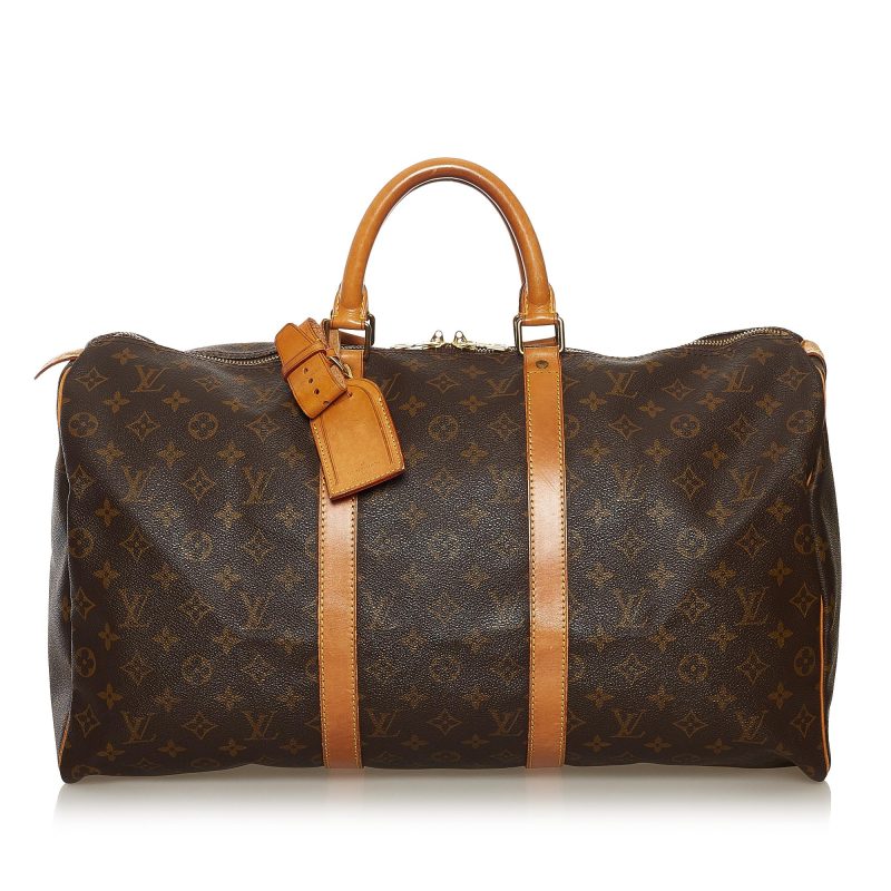 Louis Vuitton Monogram Keepall 50 (SHG-35808) - Image 9