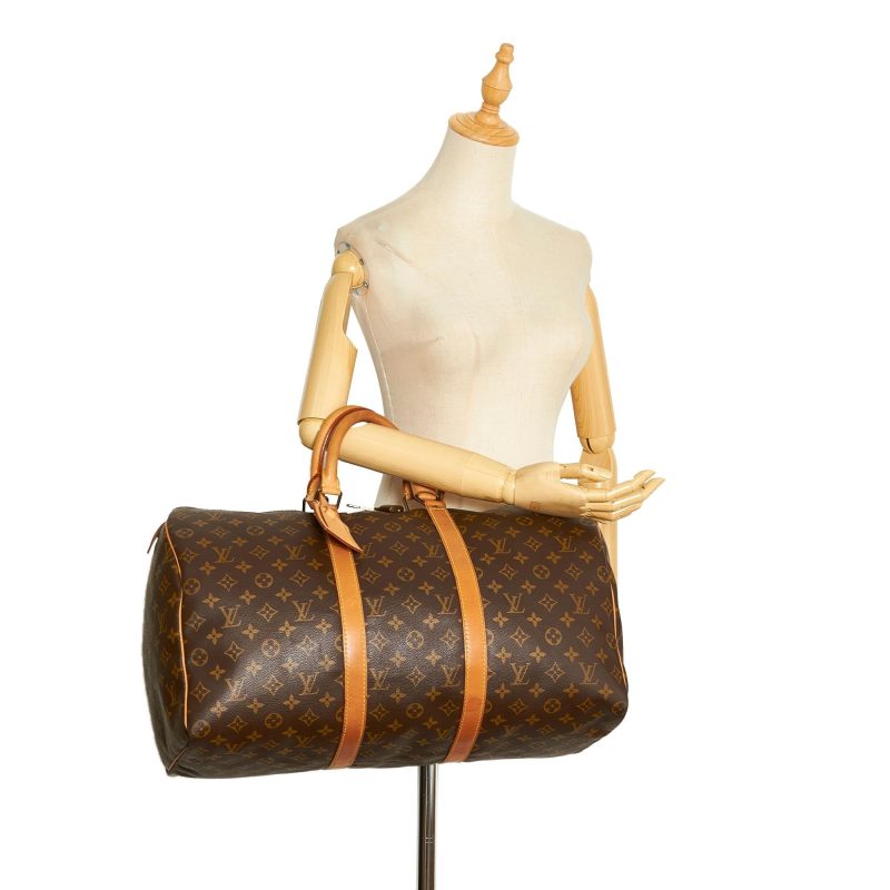 Louis Vuitton Monogram Keepall 50 (SHG-xO0GD5) - Image 4