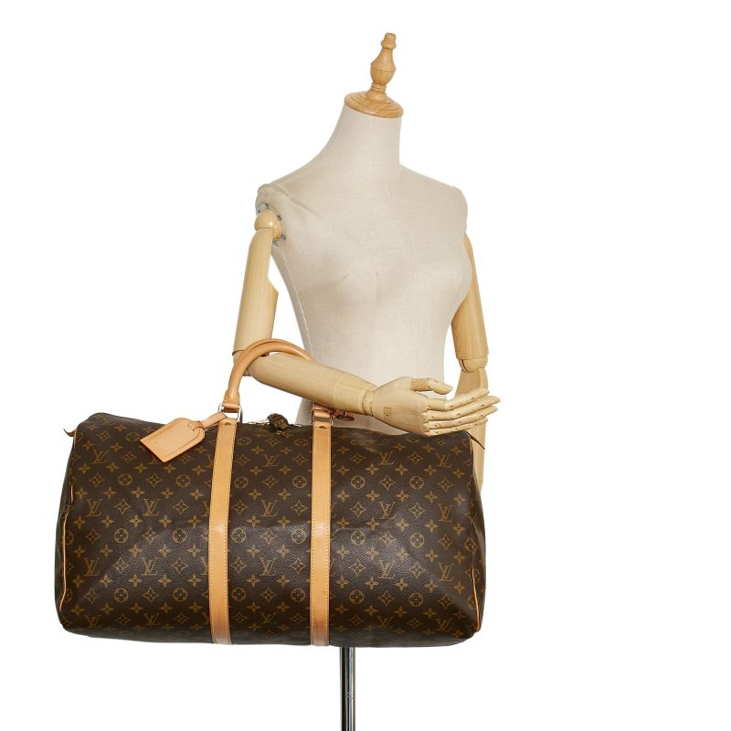 Louis Vuitton Monogram Keepall 55 (SHG-37081) - Image 4