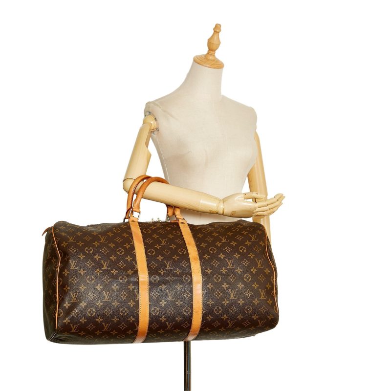 Louis Vuitton Monogram Keepall 55 (SHG-37159) - Image 4