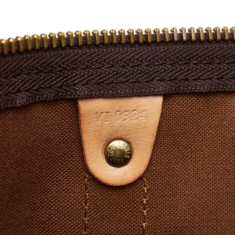 Louis Vuitton Monogram Keepall 55 (SHG-pjKDt8) - Image 7