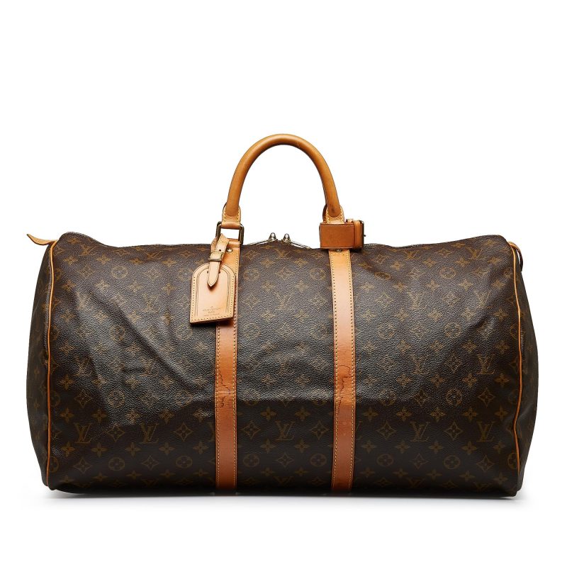 Louis Vuitton Monogram Keepall 55 (SHG-pjKDt8) - Image 10