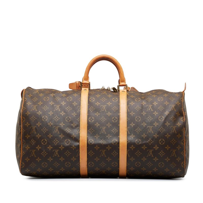 Louis Vuitton Monogram Keepall 55 (SHG-xqSr3t) - Image 2