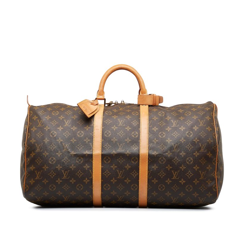 Louis Vuitton Monogram Keepall 55 (SHG-xqSr3t) - Image 9