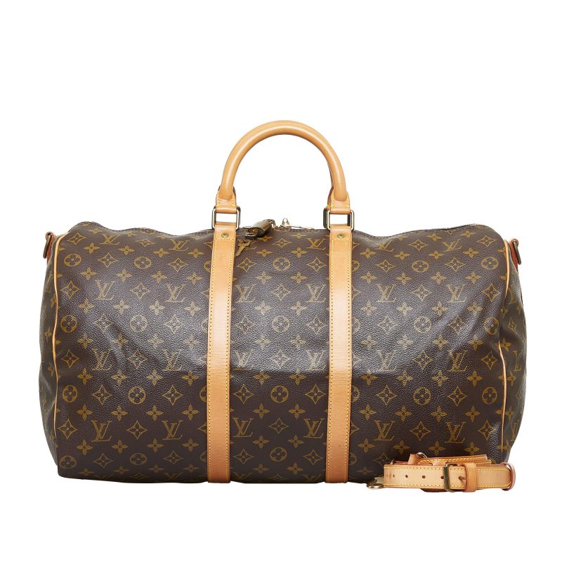 Louis Vuitton Monogram Keepall Bandouliere 50 (SHG-MpU2Pu) - Image 4