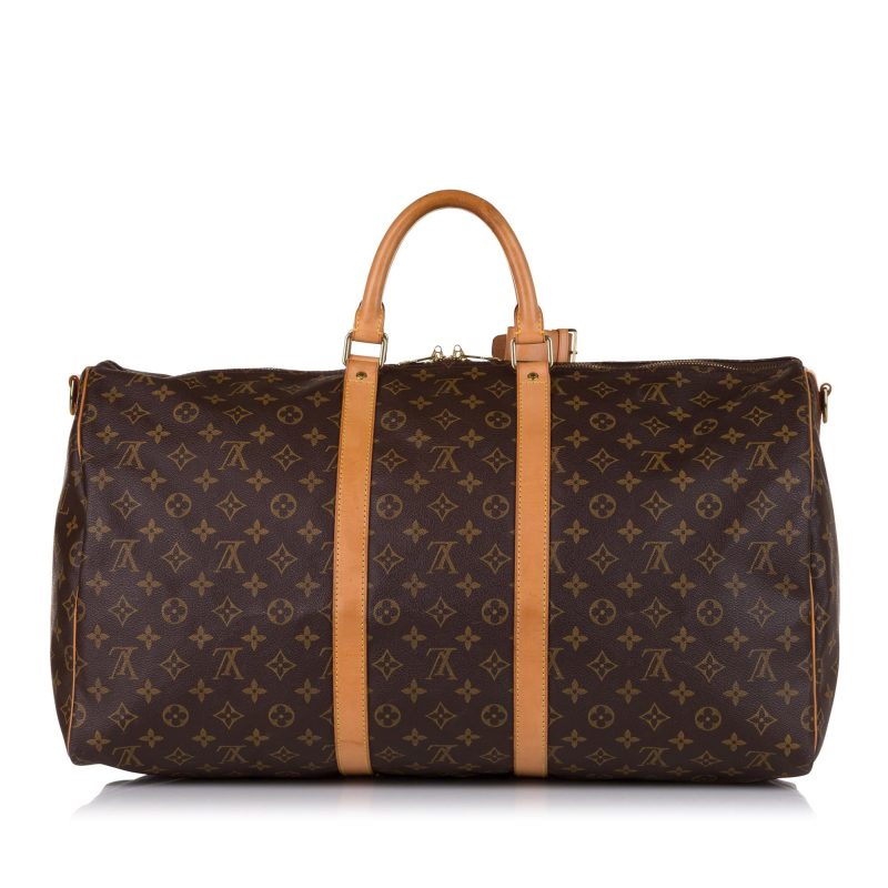 Louis Vuitton Monogram Keepall Bandouliere 55 (SHG-35116) - Image 2