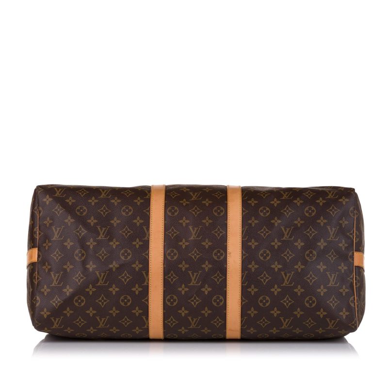 Louis Vuitton Monogram Keepall Bandouliere 55 (SHG-35116) - Image 3