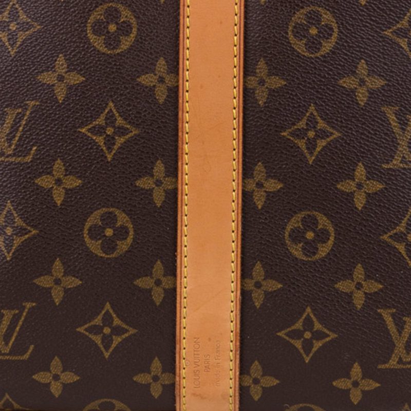 Louis Vuitton Monogram Keepall Bandouliere 55 (SHG-35116) - Image 9