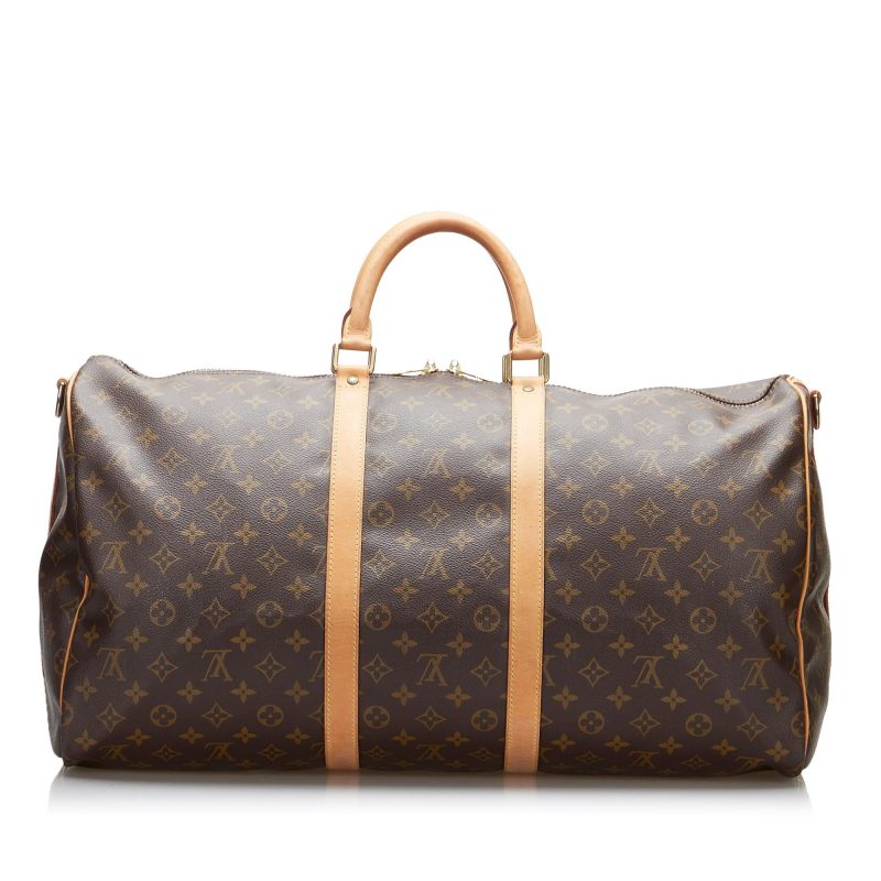 Louis Vuitton Monogram Keepall Bandouliere 55 (SHG-c8L9T8) - Image 2